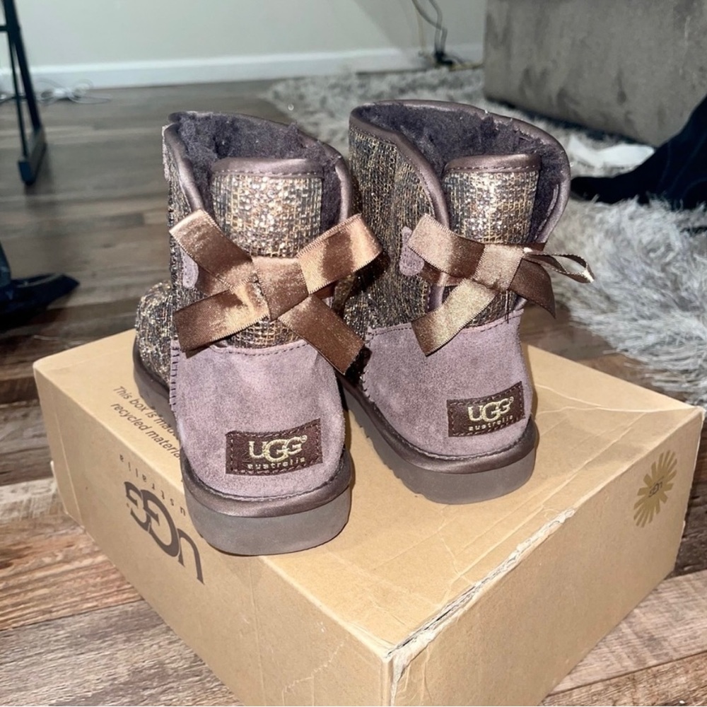 Cheetah Uggs - Bailey Bow